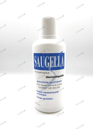 Saugella dermoliquido жидкое мыло для интимной гигиены