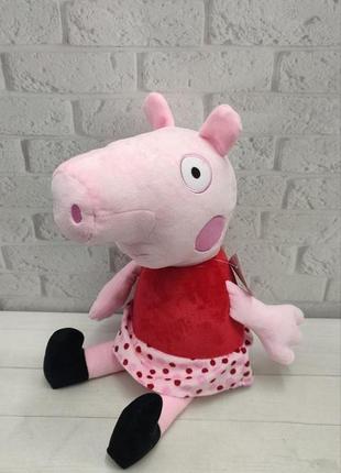 М'яка іграшка свинка пеппа "peppa", 40 см