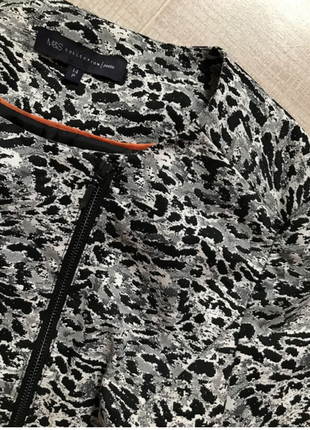 Шикарный жакет, пиджак на молнии, marks & spencer. 38, 40 евро4 фото