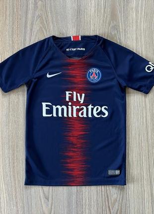 Детская спортивная футбольная майка форма джерси nike paris saint-germain