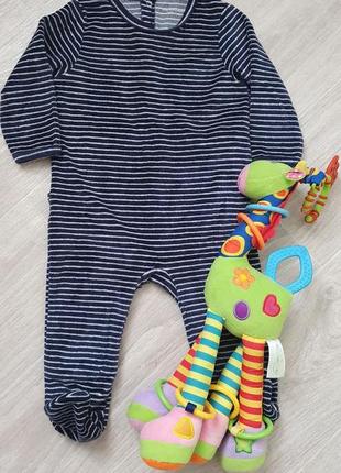 Чоловічок, 12-18 міс, 80, 86, сліп, ромпер, человечек