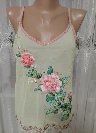 Топ сітка вишитий next