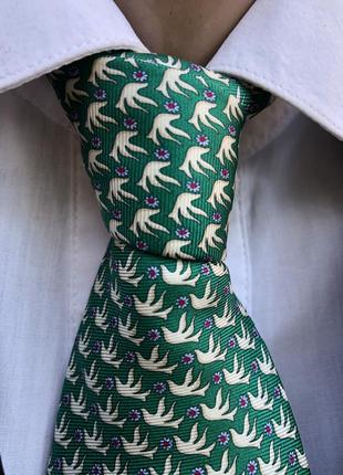 Новий,шовк100%,галстук,краватка,люкс бренд,lanvin,paris4 фото