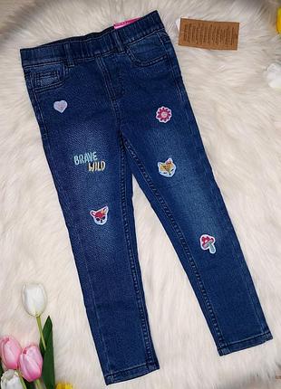 Новые джинсы-лосины 110см 4-5роков kiki&amp;koko джеггинсы лосины кики&amp;ко
