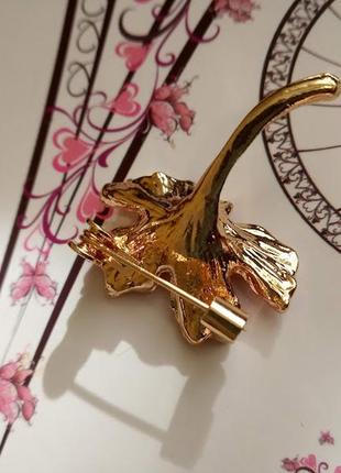 Брошь "гібіскус" 8