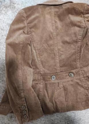 Вельветовый женский фирменный пиджак от h&amp;m4 фото