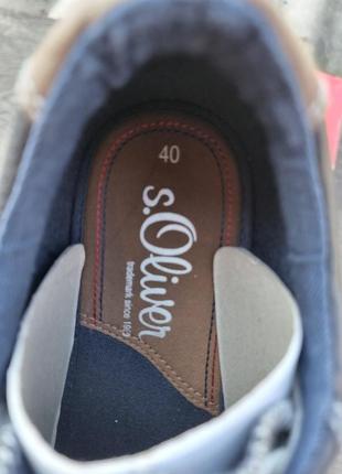 Стильные кеды  туфли oliver 40-25-25.5cm3 фото