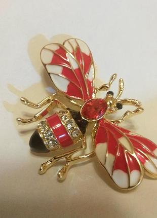 Брошка бджола 5