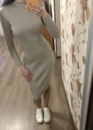 Трикотажное платье goldi