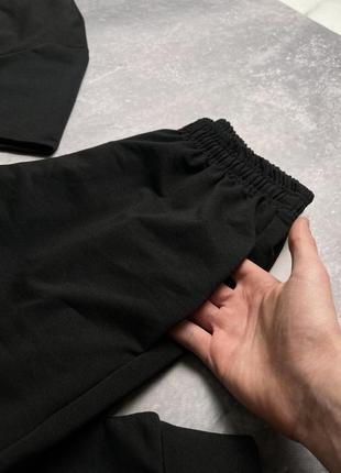 Комплект футболка + брюки loud черные2 фото