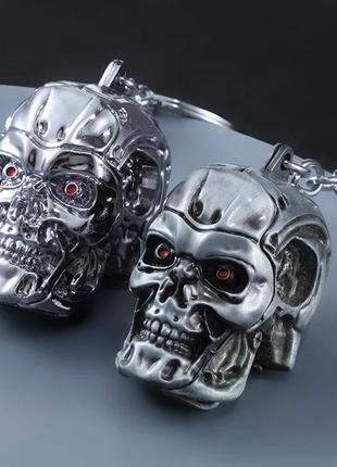 Брелок для ключей "терминатор / terminator" dark. брелок металлический на ключи. брелок мужской, женский4 фото