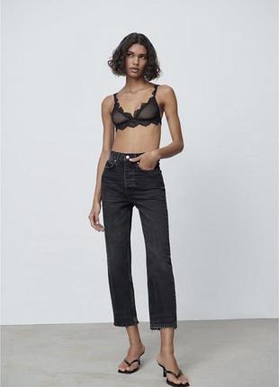 Прямые джинсы zara