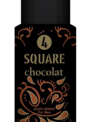 Мужской дезодорант-спрей 4 square chocolat, 150 мл