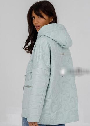 Демисезонная куртка oversize бренд snow owl розміри 44-563 фото