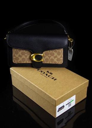 Сумка шкіряна coach Schulman tabby shoulder bag 26 with signature