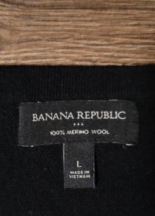 Тонкий свитер banana republic (мериносовая шерсть).6 фото