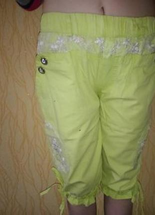 Бриджи девочке 7-9 лет