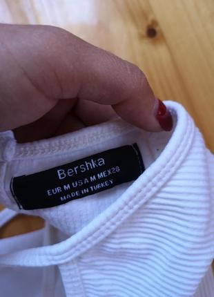 Красивое белое боди bershka2 фото