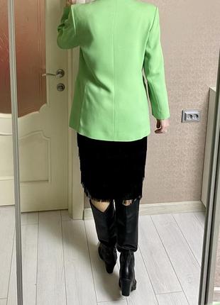 Піджак без лацканів весняного кольору4 фото