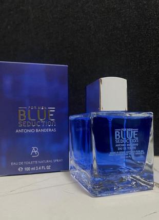 Туалетна вода antonio banderas blue seduction 100мл1 фото