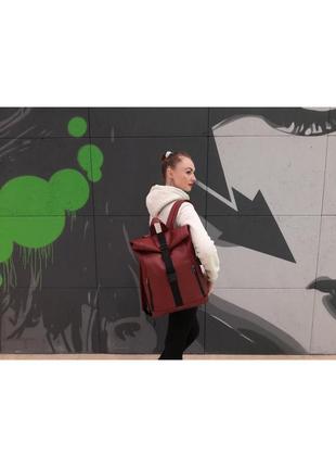 Рюкзак sambag rolltop one бордовый6 фото