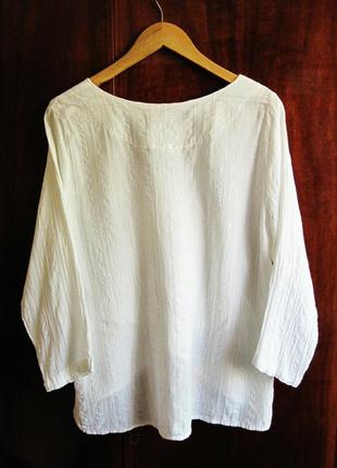 Блуза кофта туніка бавовна хлопок бохо cotton by caramella2 фото