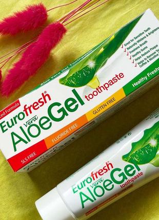 Зубна паста farmasi eurofresh aloegel toothpaste1 фото