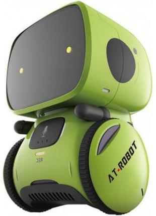 Интерактивная игрушка at-robot робот с голосовым управлением зеленый, укр (at001-02-ukr)