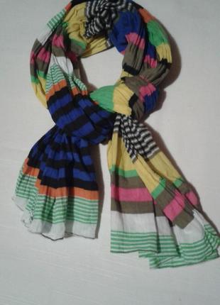 Яркий стильный оригинальный шарф накидка летняя+300шарфов на странице