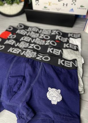 Набір чоловічих трусів 5 шт. kenzo  ⁇  чоловіча спідня білизна бавовна кензо