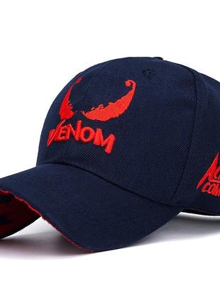 Чоловіча кепка narason темно-синього кольору з лого venom