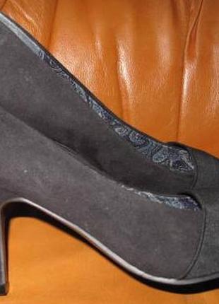 Чорні класичні човники р40 af замша еко