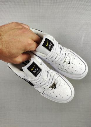 Женские кроссовки nike air force 1 '82 lv8 white/black2 фото