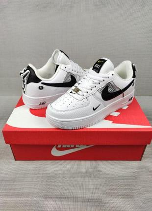 Женские кроссовки nike air force 1 '82 lv8 white/black10 фото