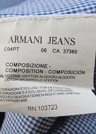 Armani jeans рубашка оригинал (m) сост.идеал5 фото