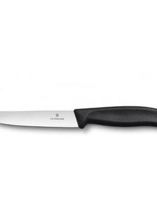 Кухонный нож victorinox swissclassic для стейка 12 см, черный (6.7903.12)