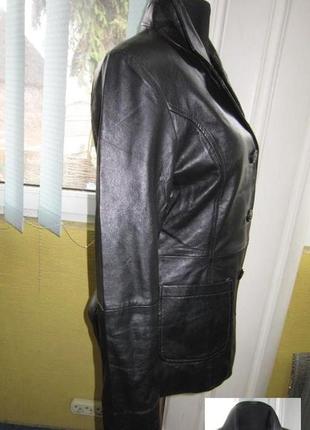 Модная  женская кожаная куртка-пиджак gipsy.  лот 4602 фото