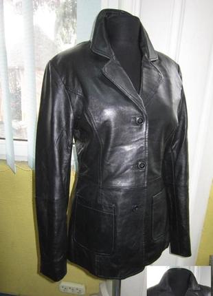 Модная  женская кожаная куртка-пиджак gipsy.  лот 4605 фото