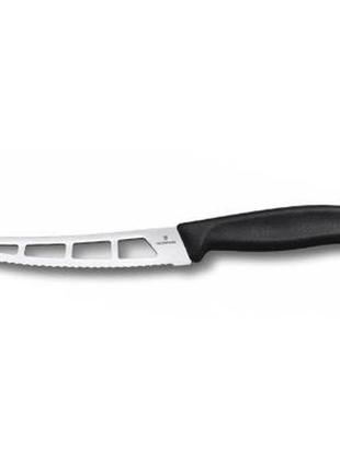 Кухонный нож victorinox swissclassic для масла и сыра 13 см, черный (6.7863.13b)1 фото