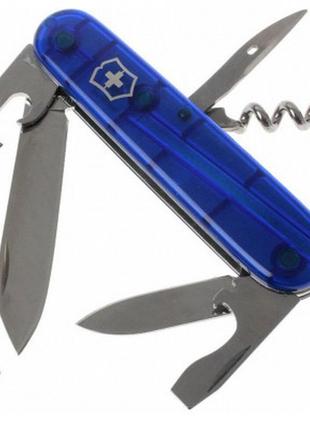 Нож victorinox spartan transparent blue (1.3603.t2)2 фото