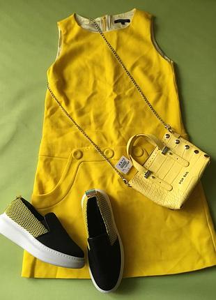 Сукня жовте,натуральний склад,легке,зручне, брендове tara jarmon.оригінал.франція