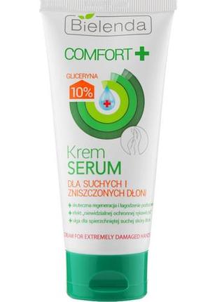 Крем для потрісканої шкіри п'ят bielenda comfort cream for cracked and cornified heels