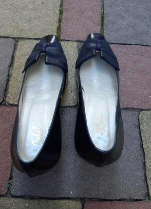 Новые лакированные туфлы италия кожа5 фото