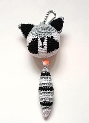 Брелки тваринки! єнот та лисичка!