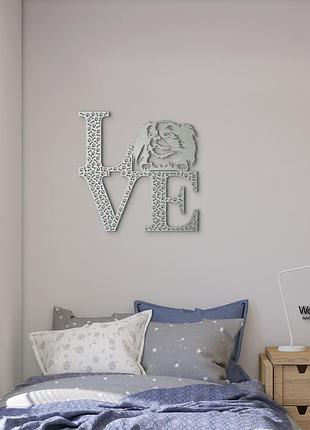 Декоративное панно из дерева. декор на стену. love&bones японский хин. 20 x 20 см