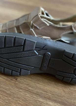 Босоножки мужские бежевые прошитые