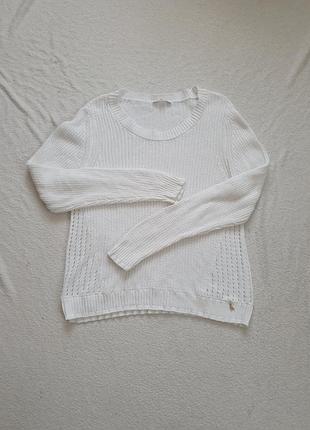 Белый,женский свитер 3
