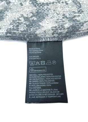 Шифоновая блузка топ h&m змеиный принт, l/xl7 фото