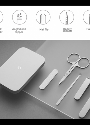 Маникюрный набор xiaomi mijia nil clipper five piece set silver 5 в 18 фото