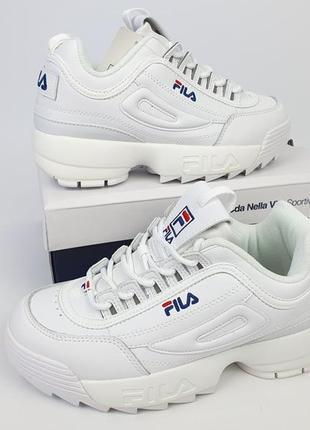 Кросівки fila disruptor 2 white1 фото